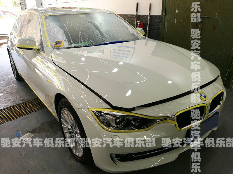 宝马320li镀晶贴膜