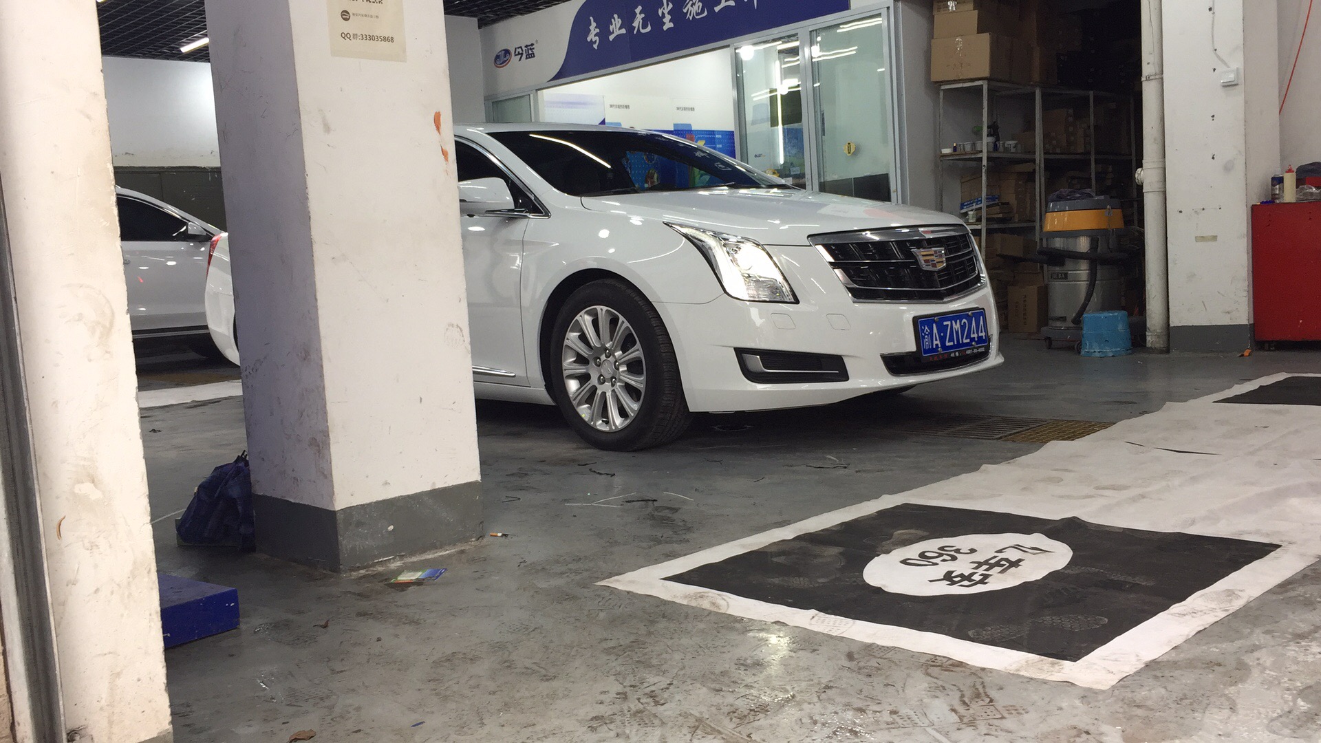 重庆驰安汽车俱乐部360度无死角行车记录仪安装现场