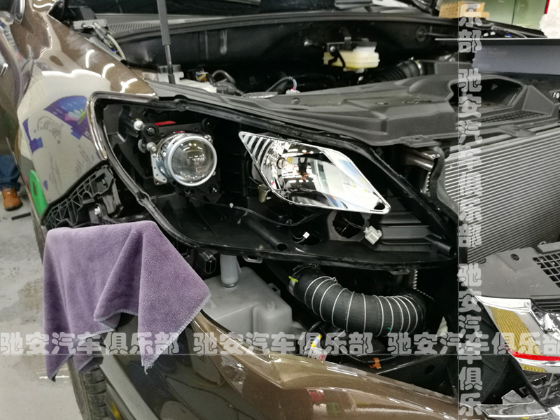 重庆比亚迪S7大灯改装